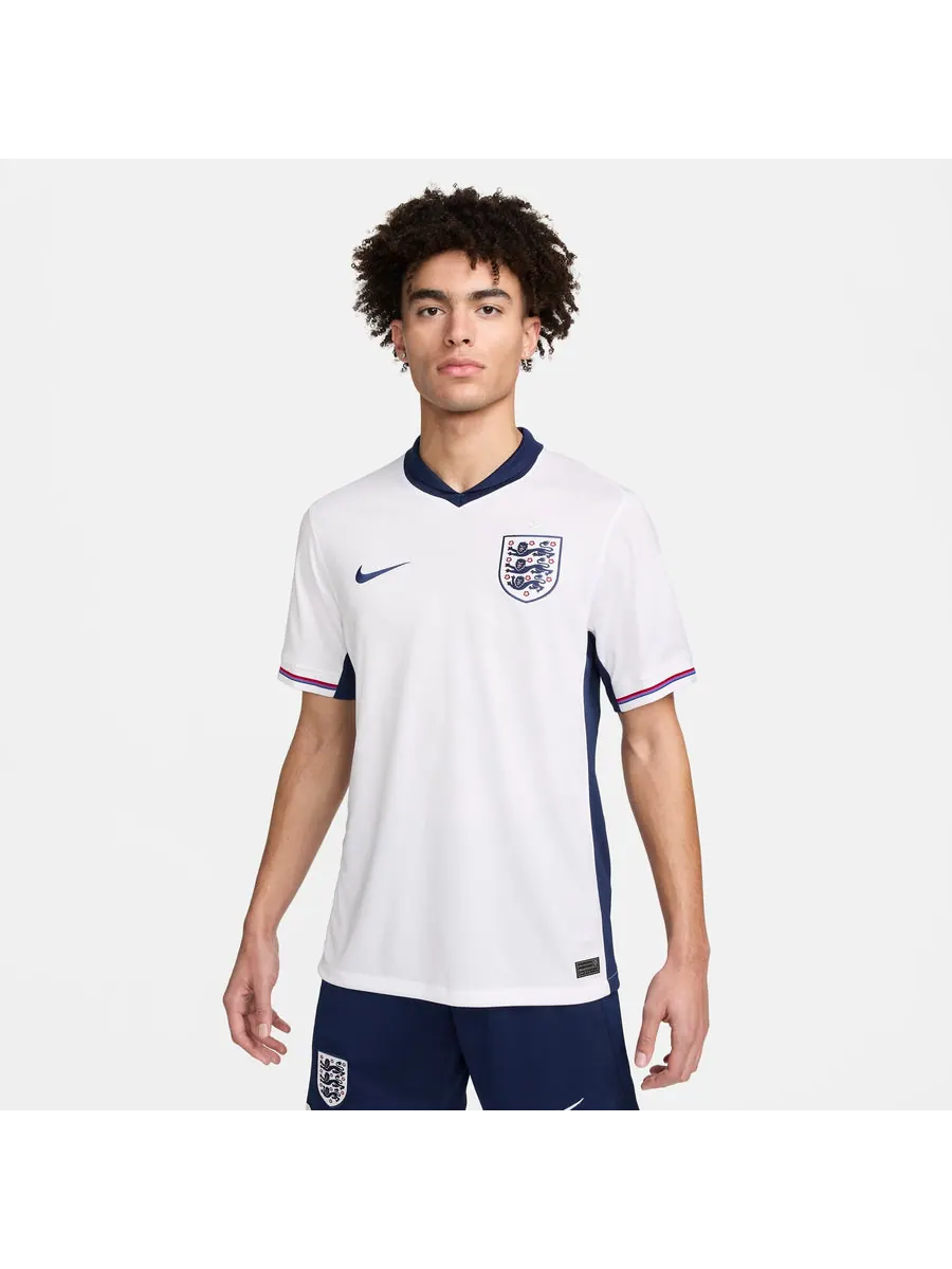 Джерси Nike England Men's Team 24/25 Stadium Home Soccer Jersey 'White' — изображение 2 из 4, синий