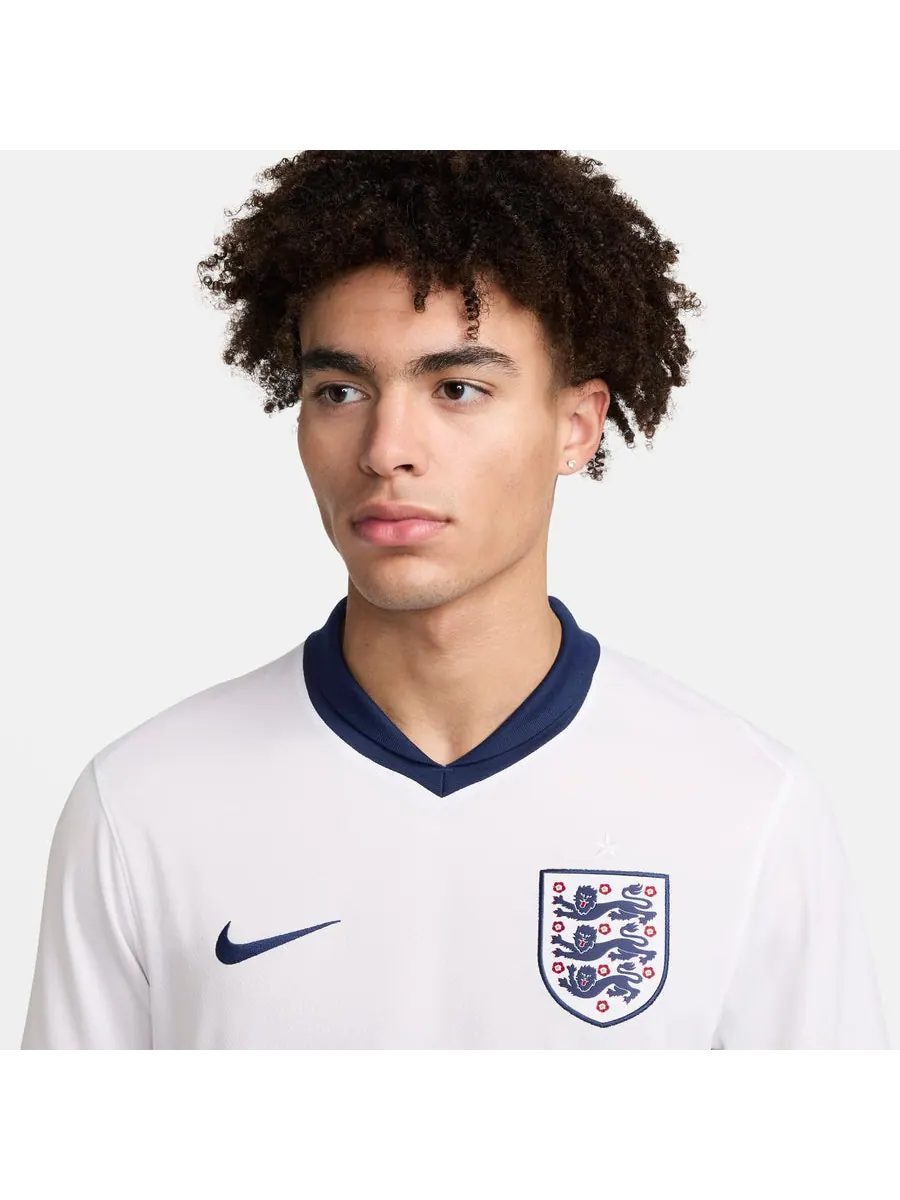 Джерси Nike England Men's Team 24/25 Stadium Home Soccer Jersey 'White' — изображение 3 из 4, синий