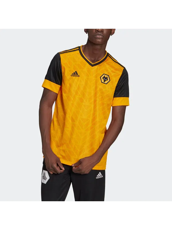 Футболка домашняя футболка wolverhamptom wanderers Adidas — изображение 3 из 4, золотистый/черный