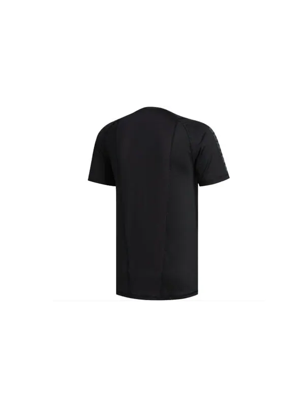 Футболка applique short-sleev etee men black Adidas — изображение 2 из 4, черный