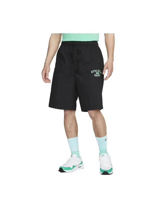 Шорты sportswear woven oversized shorts 'black' Nike — изображение 1 из 4, черный