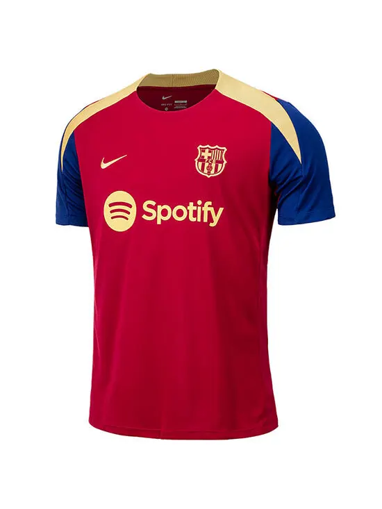 Футболка fc barcelona dri fit футбольный трикотажный топ Nike — изображение 1 из 4
