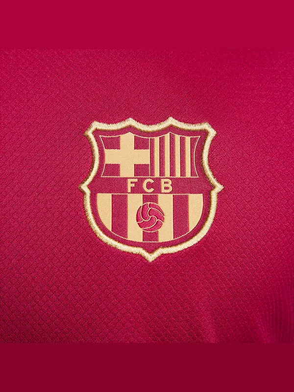 Футболка fc barcelona dri fit футбольный трикотажный топ Nike — изображение 3 из 4