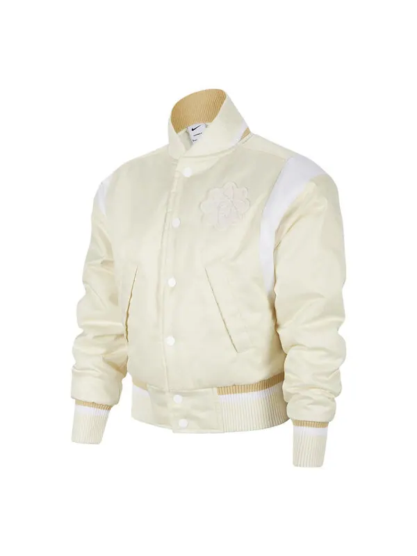 Куртка culture of basketball therma-fit bomber jacket 'coconut milk' Nike — изображение 1 из 1, белый