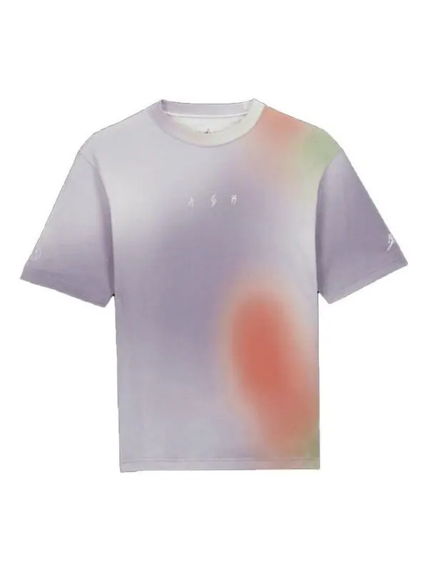 Футболка Air Jordan x J Balvin T-Shirt 'Pink Glaze' — изображение 1 из 1, фиолетовый/мульти