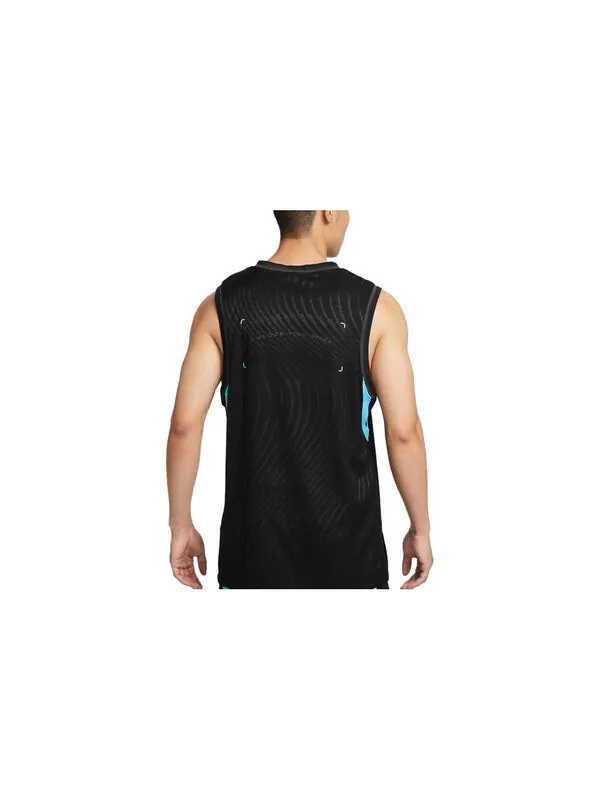 Футболка Nike DRI-FIT ADV Basketball Jersey 'Black' — изображение 4 из 4, черный/мульти