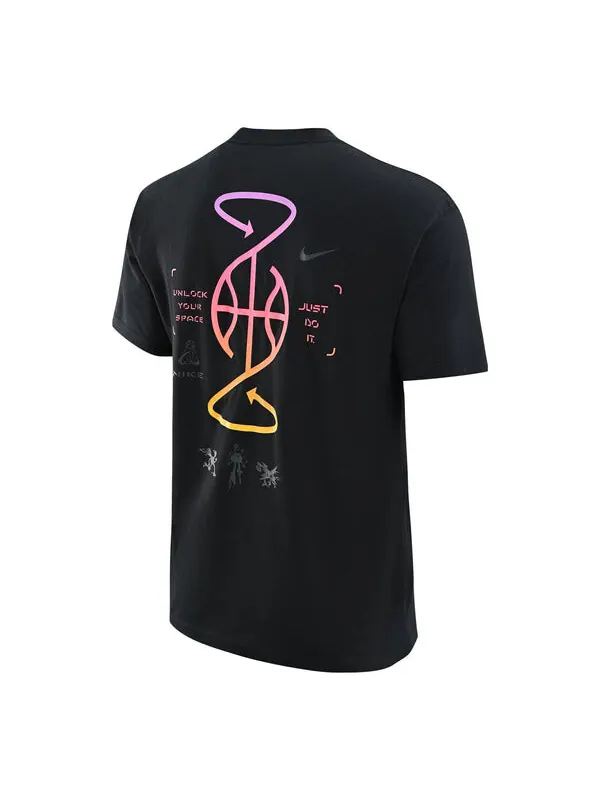 Футболка Nike Dri-Fit Max90 T-Shirt 'Black' — изображение 1 из 2, черный/мульти