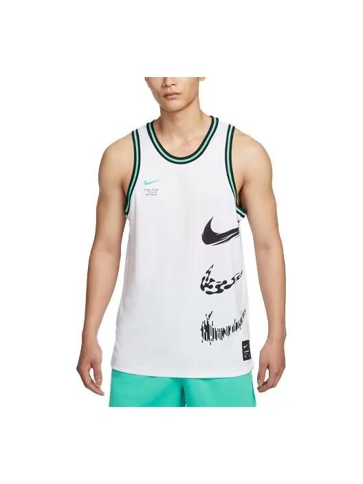 Майки ДНК разблокируют вашу космическую баскетбольную майку Nike — изображение 1 из 4, белый/мульти