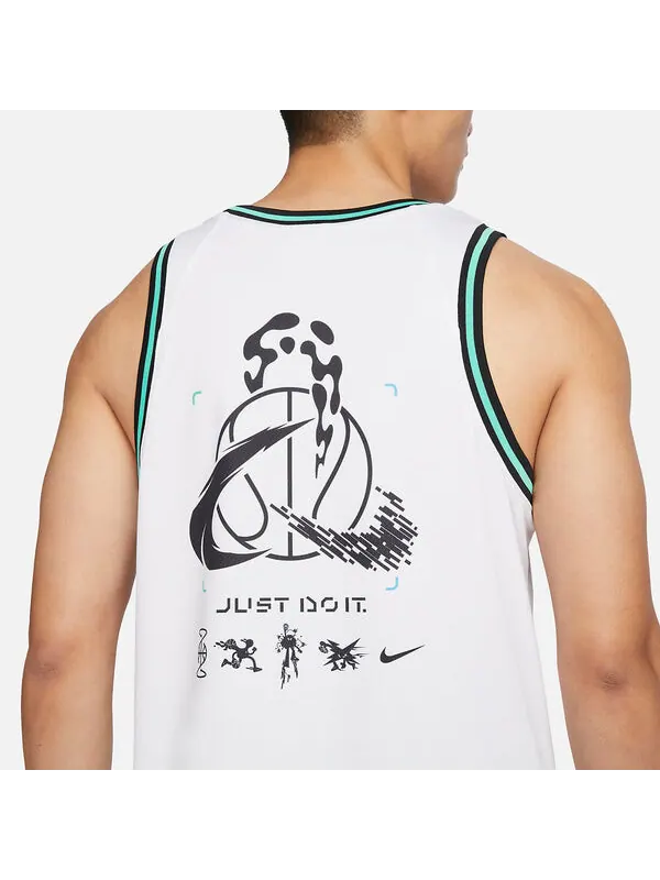 Майки ДНК разблокируют вашу космическую баскетбольную майку Nike — изображение 4 из 4, белый/мульти