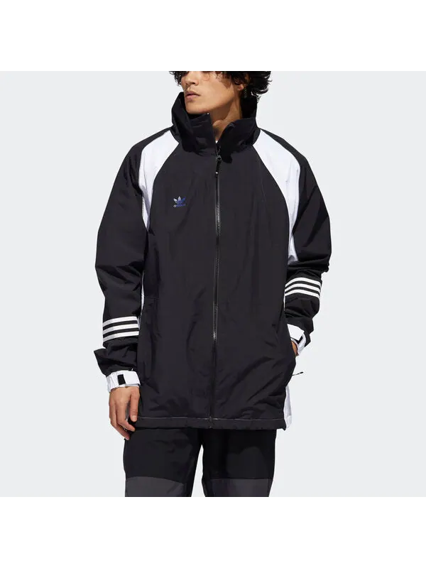Куртка adidas originals Retro Sports Jacket Black — изображение 3 из 4, черный/белый