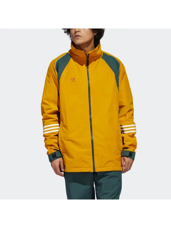 Куртка Men's adidas originals Sports Jacket Yellow — изображение 3 из 4, желтый