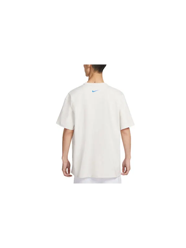 Футболка Nike Just Do It Chest Pocket T-Shirt 'White' — изображение 2 из 4, синий/белый/мульти