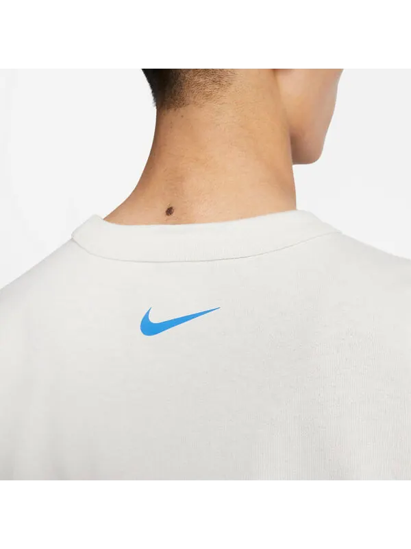 Футболка Nike Just Do It Chest Pocket T-Shirt 'White' — изображение 4 из 4, синий/белый/мульти