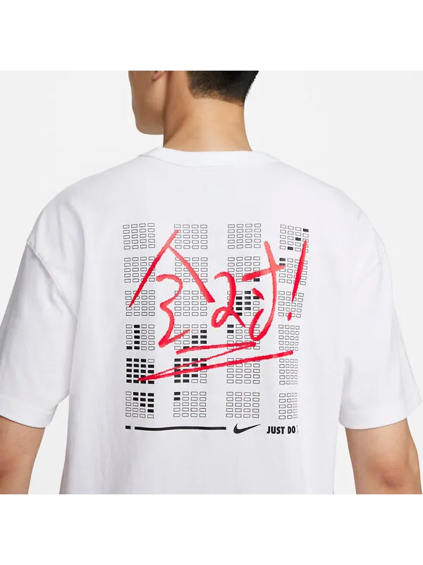 Футболка Nike Sportswear Perfect T-Shirt 'White' — изображение 3 из 3, белый/мульти