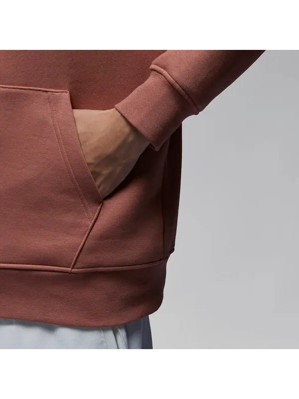 Толстовка full-zip fleece hoodie 'burgundy' Air Jordan — изображение 2 из 4, бордовый