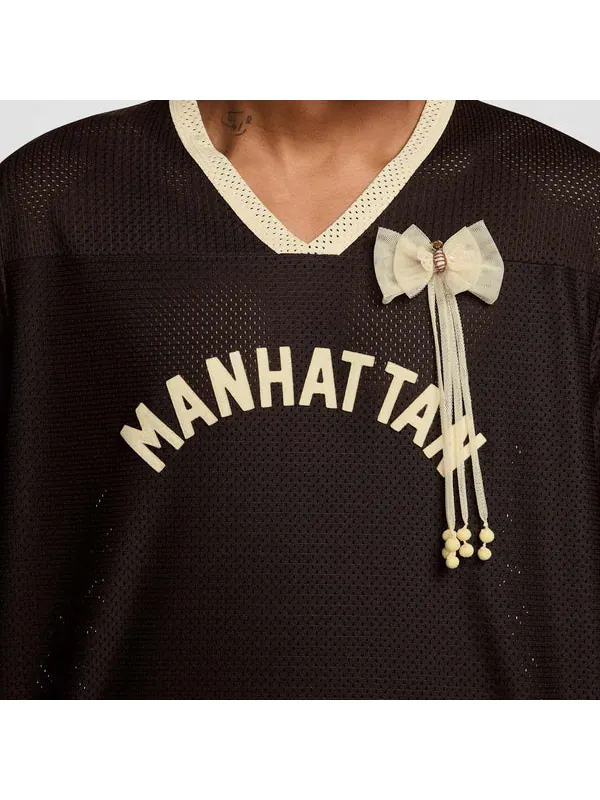 Футболка x bode mesh jersey Nike — изображение 3 из 3, черный