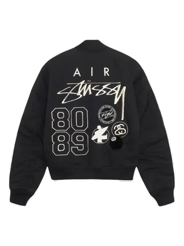 Куртка Nike x Stussy Reversible Jacket 'Black' — изображение 1 из 3, черный/белый