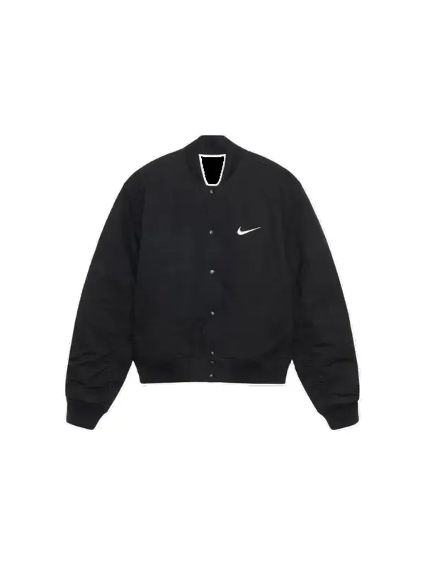 Куртка Nike x Stussy Reversible Jacket 'Black' — изображение 2 из 3, черный/белый