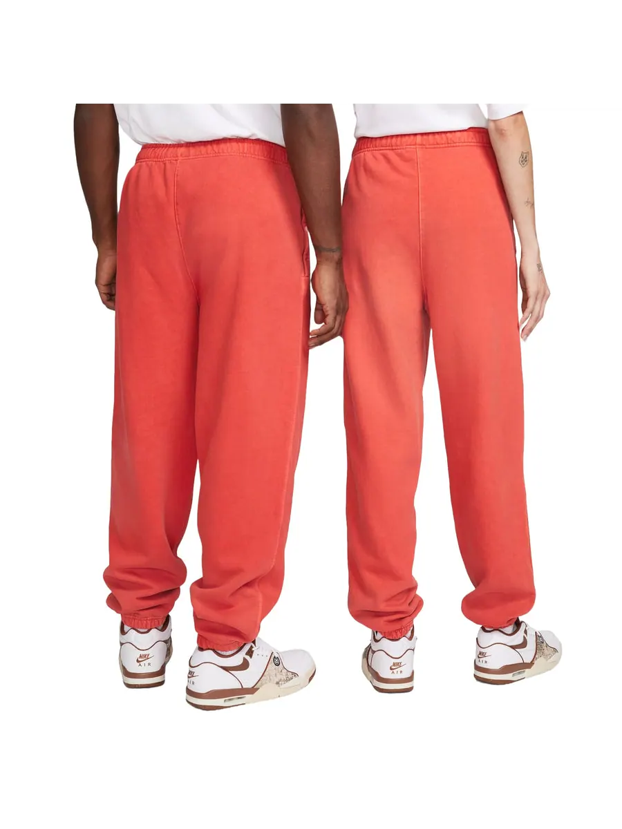 Спортивные брюки Nike x Stussy Pigment Dyed Fleece Sweatpants 'Habanero Red' — изображение 2 из 2, оранжевый