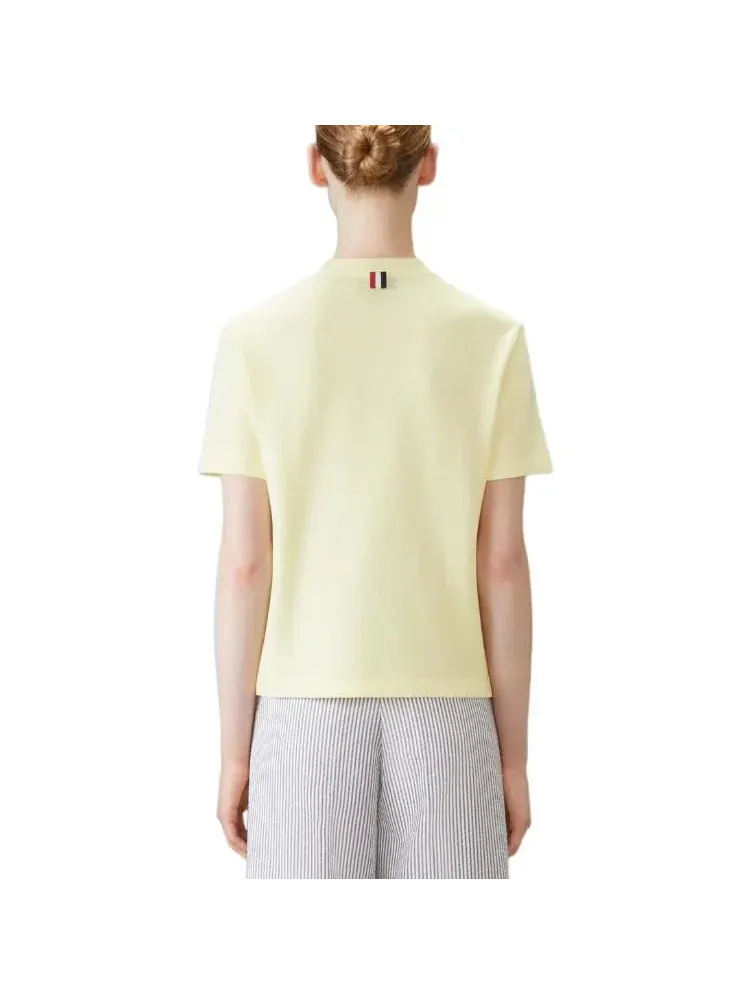 (WMNS) Футболка с коротким рукавом THOM BROWNE — изображение 3 из 3, желтый