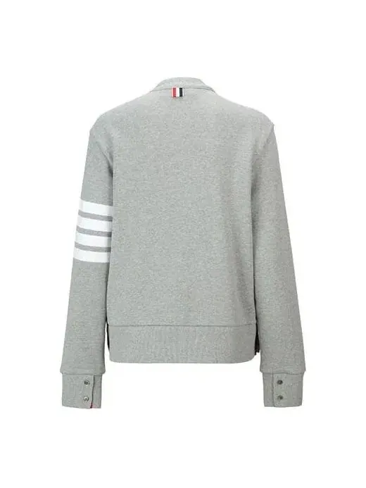 Женский кардиган с фирменными полосами Thom Browne — изображение 2 из 2, серый