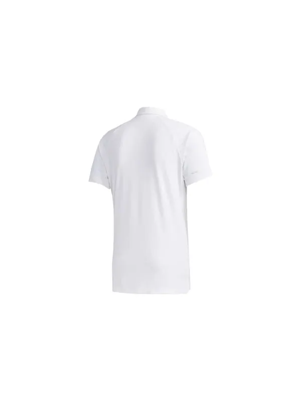 Футболка originals casual sports short sleeve polo shirt white Adidas — изображение 2 из 4, белый
