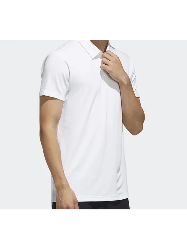 Футболка originals casual sports short sleeve polo shirt white Adidas — изображение 4 из 4, белый