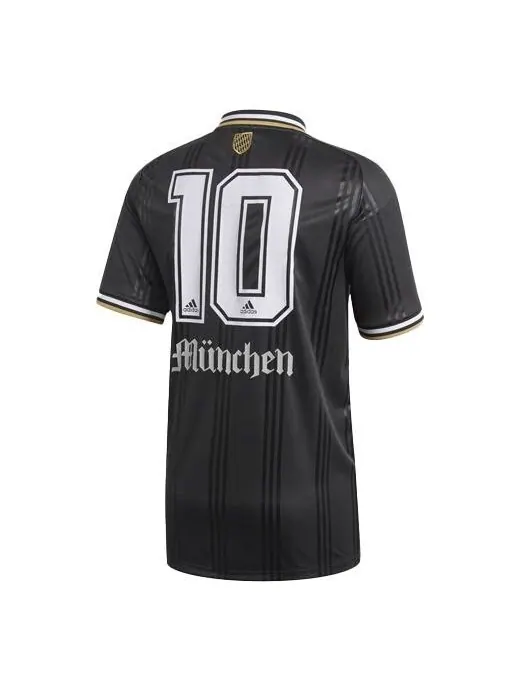 Футболка adidas Training Sports Soccer/Football Short Sleeve Black — изображение 1 из 4, черный
