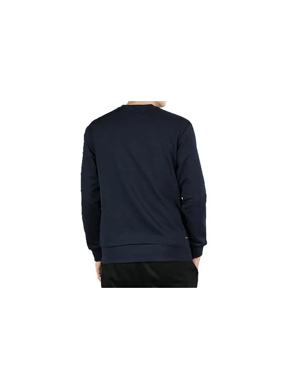 Толстовка adidas Basketball Sports Round Neck Pullover Navy Blue — изображение 2 из 2, синий
