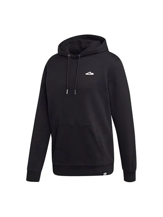 Толстовка adidas originals MINI EMB HOODY hooded Long Sleeves Black — изображение 1 из 4, черный
