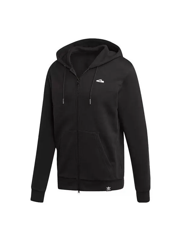 Толстовка adidas originals Mini Emb Fzhood Casual Loose Black — изображение 1 из 1, черный