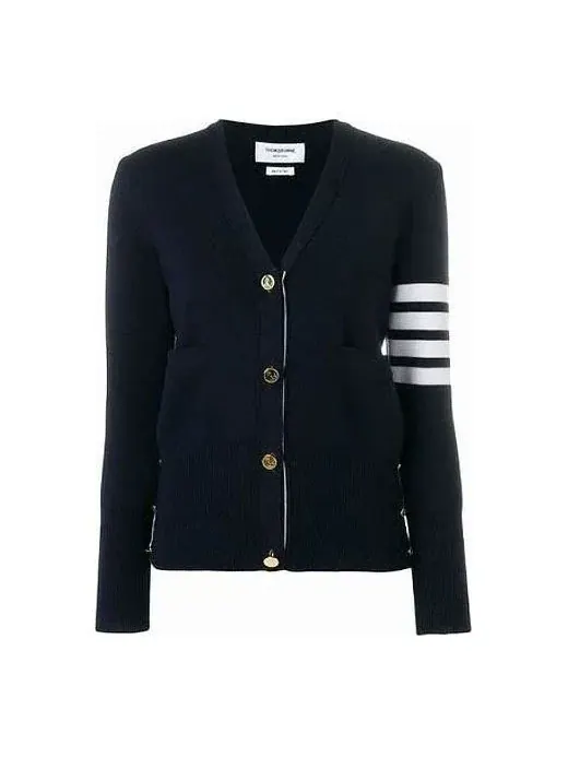(WMNS) Кардиган THOM BROWNE 'Navy' — изображение 1 из 1, темно-синий