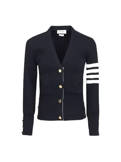 (WMNS) Кардиган THOM BROWNE 'Navy' — изображение 1 из 2, темно-синий