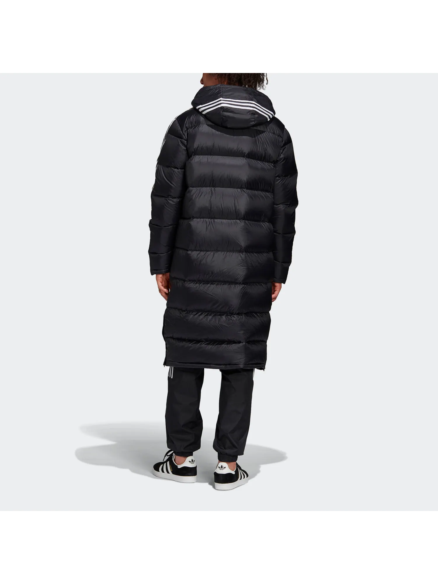 Пуховик Adidas Originals Long — изображение 4 из 5, черный