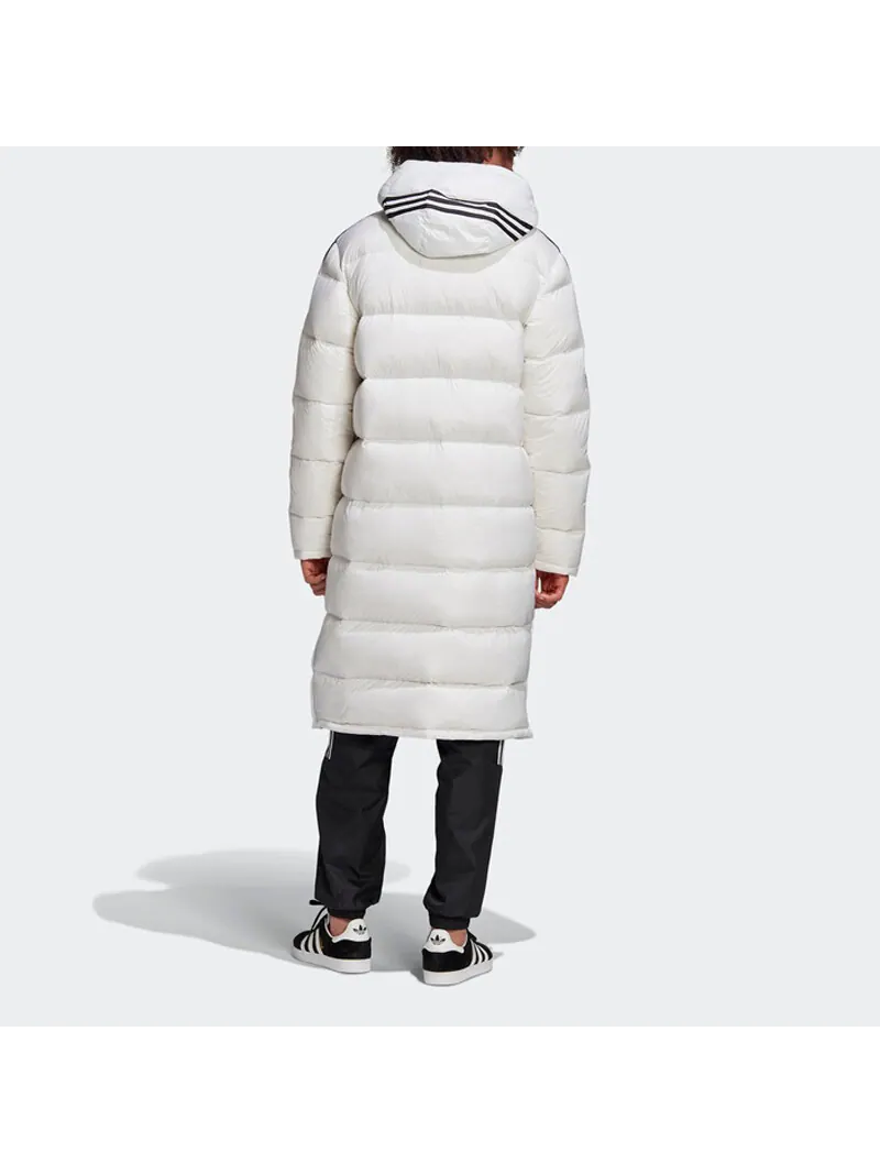 Пуховик Adidas Originals Long — изображение 4 из 6, белый