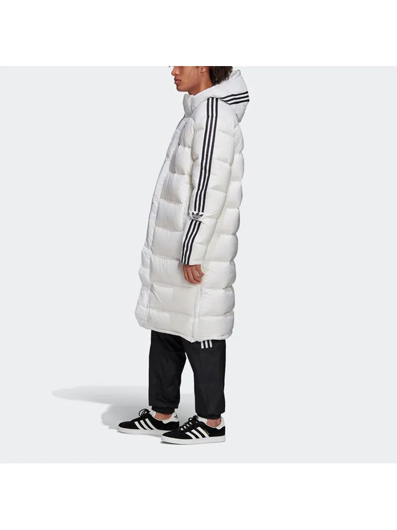 Пуховик Adidas Originals Long — изображение 5 из 6, белый