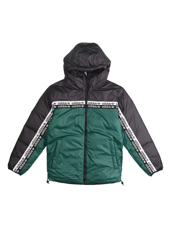 Пуховик adidas originals Mid Reversable Down Jacket Black — изображение 1 из 4, черный