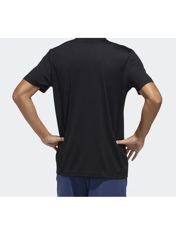 Футболка d2m pl tee sports short-sleevetee men black Adidas — изображение 2 из 3, черный
