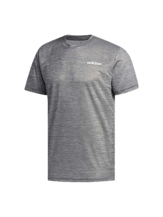 Футболка adidas Training Sports Short-sleeve Tee Men Grey — изображение 1 из 4, серый