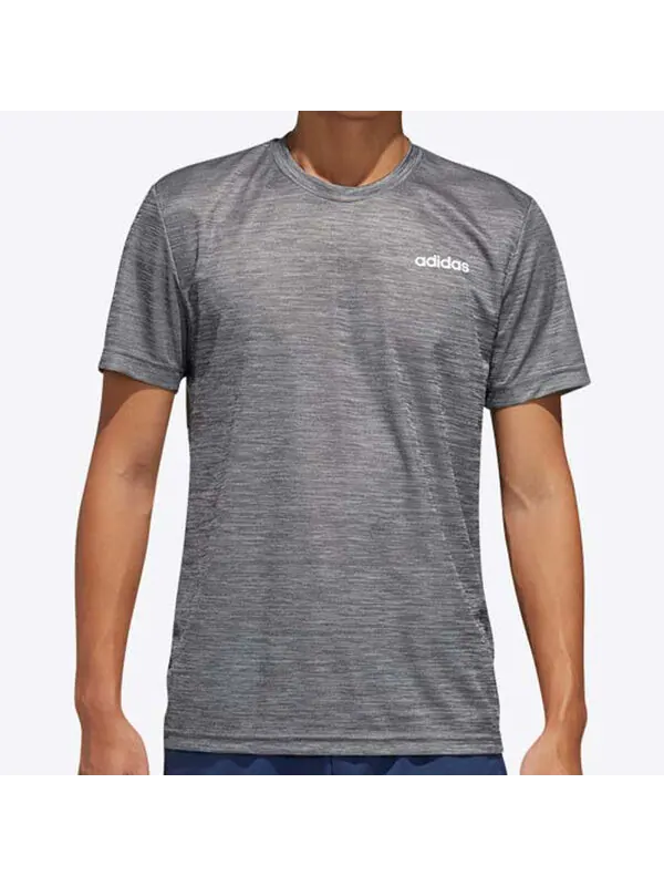 Футболка adidas Training Sports Short-sleeve Tee Men Grey — изображение 3 из 4, серый