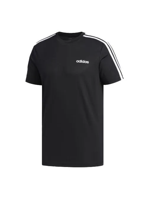 Футболка stripe logo alphabet short sleeve black Adidas — изображение 1 из 4, черный
