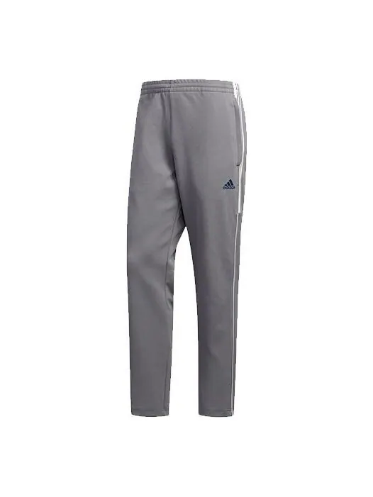 Спортивные штаны adidas 3-Stripe Collection Dobby Pant Casual Elastic Waistband Sports Long Pants — изображение 1 из 2, серый