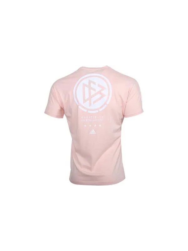 Футболка Adidas Germany Seasonal Special Tshirt 'Icey Pink' — изображение 2 из 2, розовый/белый