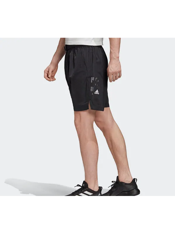 Шорты tech shorts sports shorts men black Adidas — изображение 4 из 4, черный