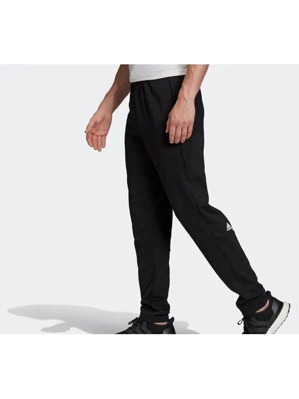 Спортивные штаны adidas Plain Knitted Long Pants Men Black — изображение 4 из 4, черный