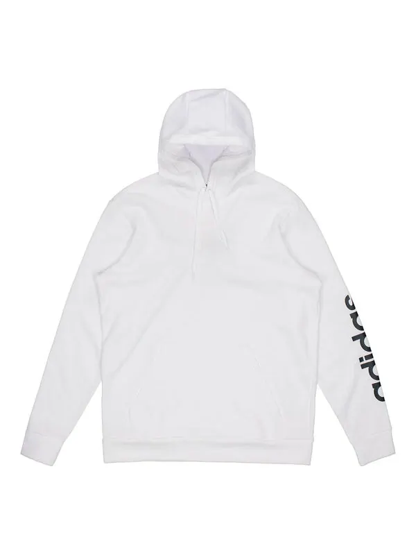 Толстовка Men's adidas Casual Hooded Fleece Lined Pullover White — изображение 1 из 2, мульти