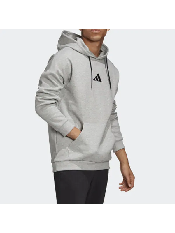 Толстовка Men's adidas TIGER OH Printing Gray — изображение 3 из 4, серый