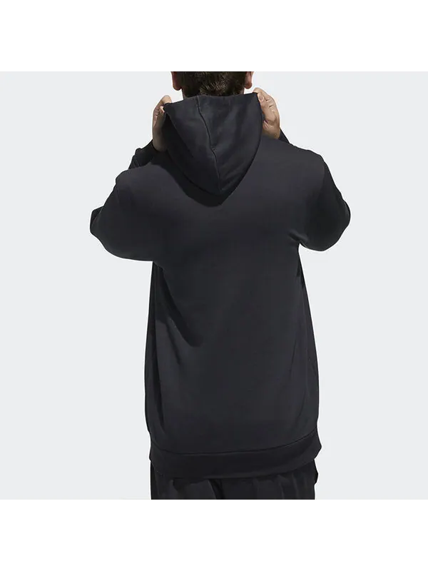 Куртка knitted hooded casual sports jacket men black Adidas — изображение 4 из 4, черный