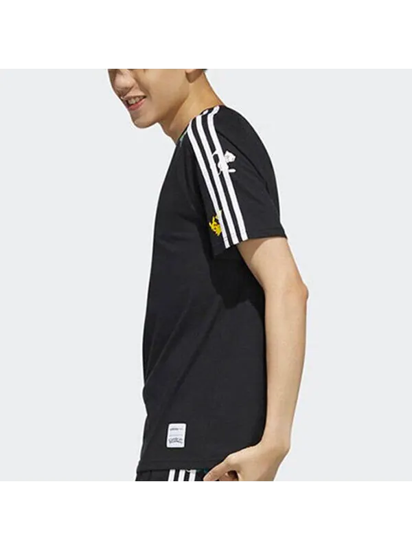 Футболка adidas neo x Pokmon Crossover Casual Short Sleeve Black — изображение 3 из 3, черный