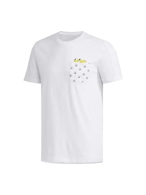 Футболка neo x pokmon crossover series pikachu printing pocket short sleeve white Adidas — изображение 1 из 4, белый